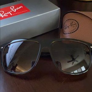 Ray Ban Tortoise Sunglasses, Brown Gradient Lens